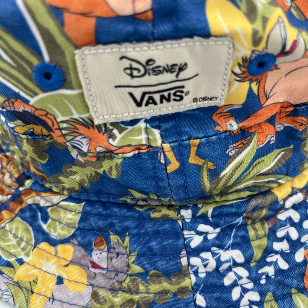 Vans Disney Bucket Hat Jungle Book Mowgli Baloo Kaa King Louie Shere Khan - Picture 2 of 8
